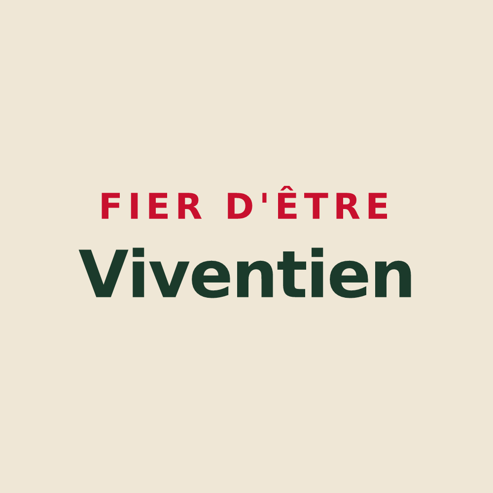 Tote bag « Fier d'être Viventien » — design pour Saint-Vincent-des-Prés