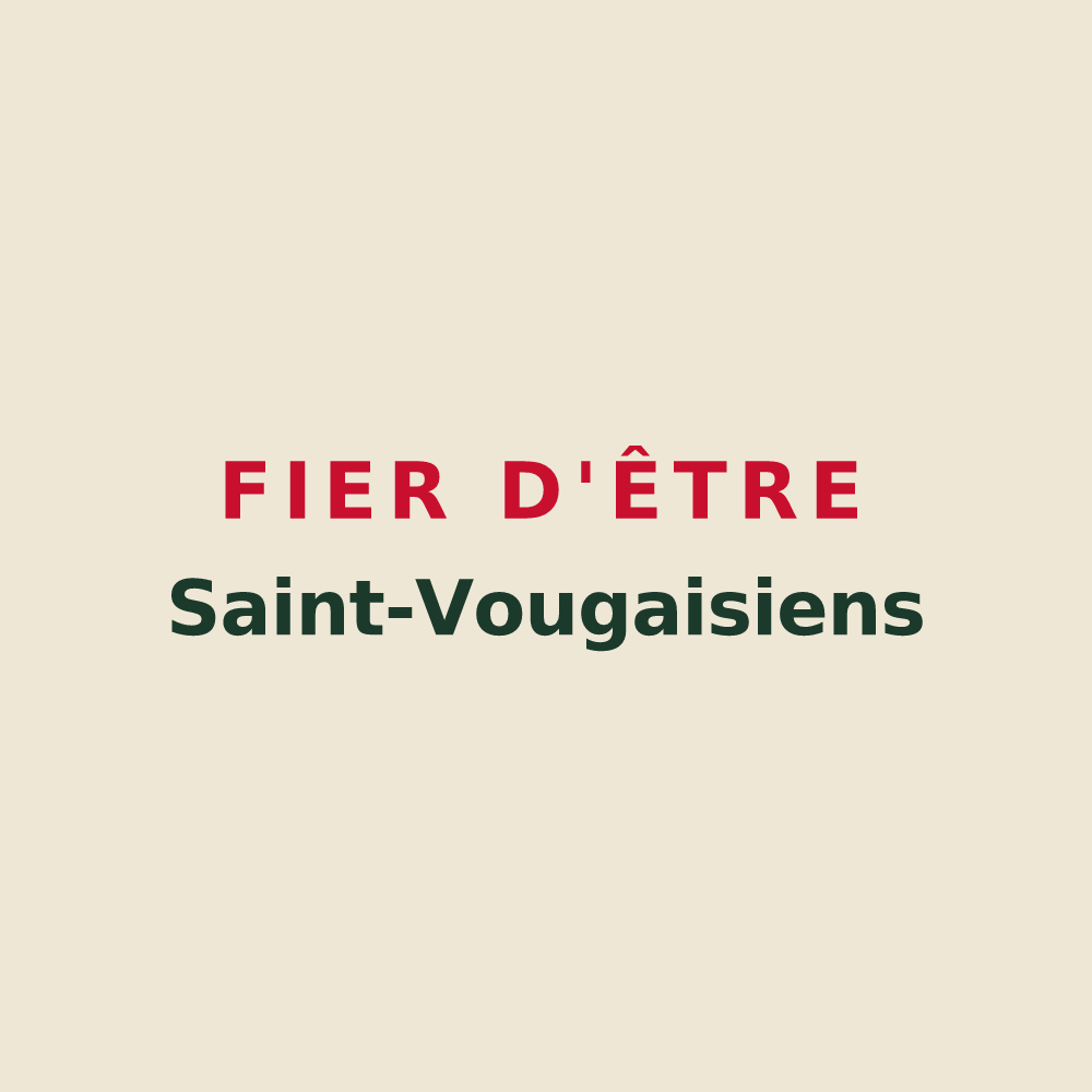 Tote bag « Fier d'être Saint-Vougaisiens » — design pour Saint-Vougay