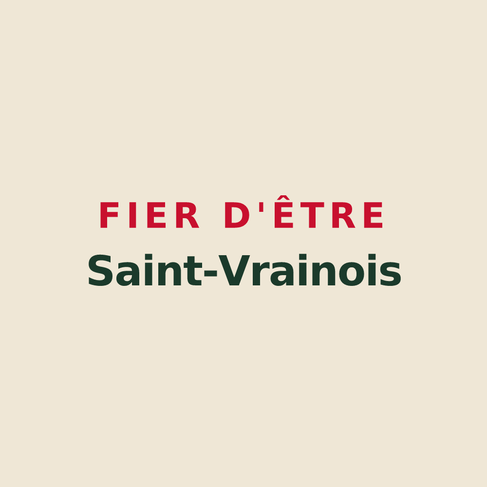 Tote bag « Fier d'être Saint-Vrainois » — design pour Saint-Vrain