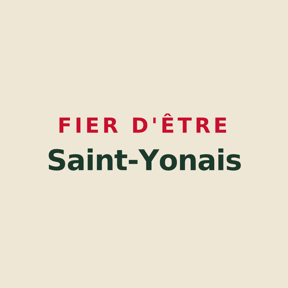 Tote bag « Fier d'être Saint-Yonais » — design pour Saint-Yon