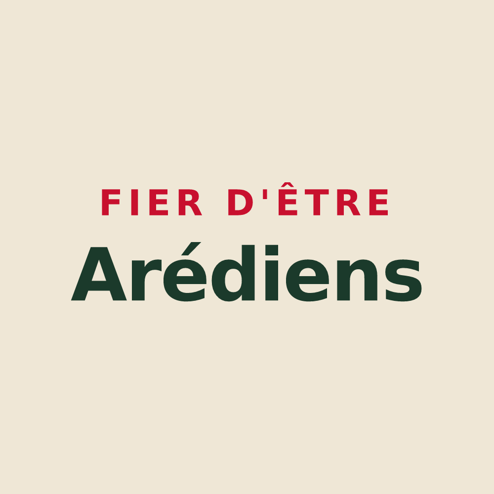 Tote bag « Fier d'être Arédiens » — design pour Saint-Yrieix-les-Bois