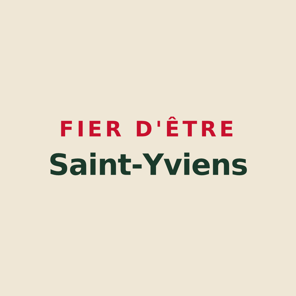 Tote bag « Fier d'être Saint-Yviens » — design pour Saint-Yvi