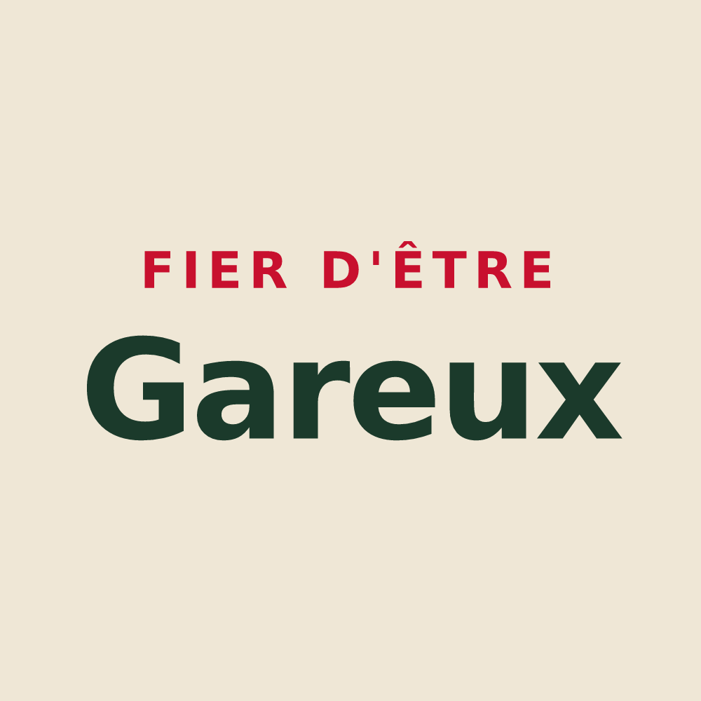 Tote bag « Fier d'être Gareux » — design pour Sainte-Agnès