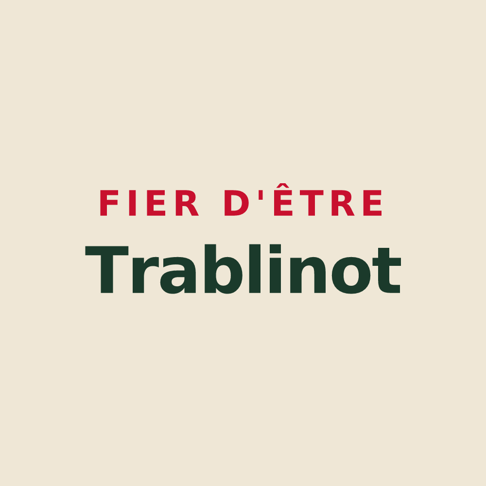 Tote bag « Fier d'être Trablinot » — design pour Sainte-Anne-sur-Gervonde