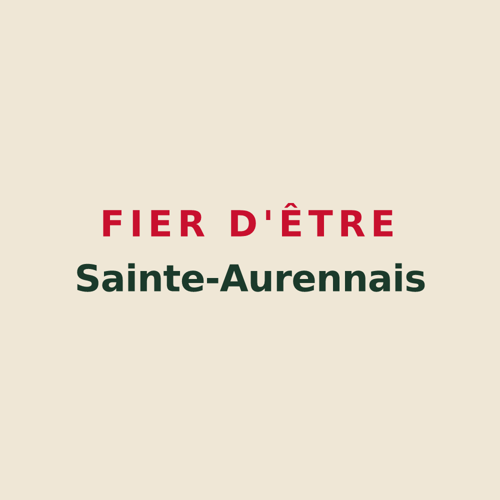 Tote bag « Fier d'être Sainte-Aurennais » — design pour Sainte-Aurence-Cazaux