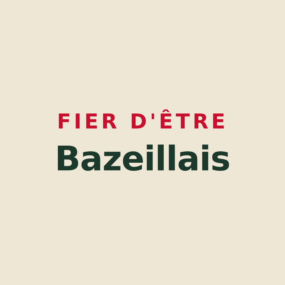 Tote bag « Fier d'être Bazeillais » — design pour Sainte-Bazeille