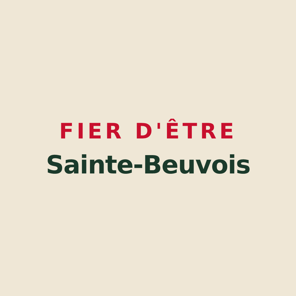 Tote bag « Fier d'être Sainte-Beuvois » — design pour Sainte-Beuve-en-Rivière
