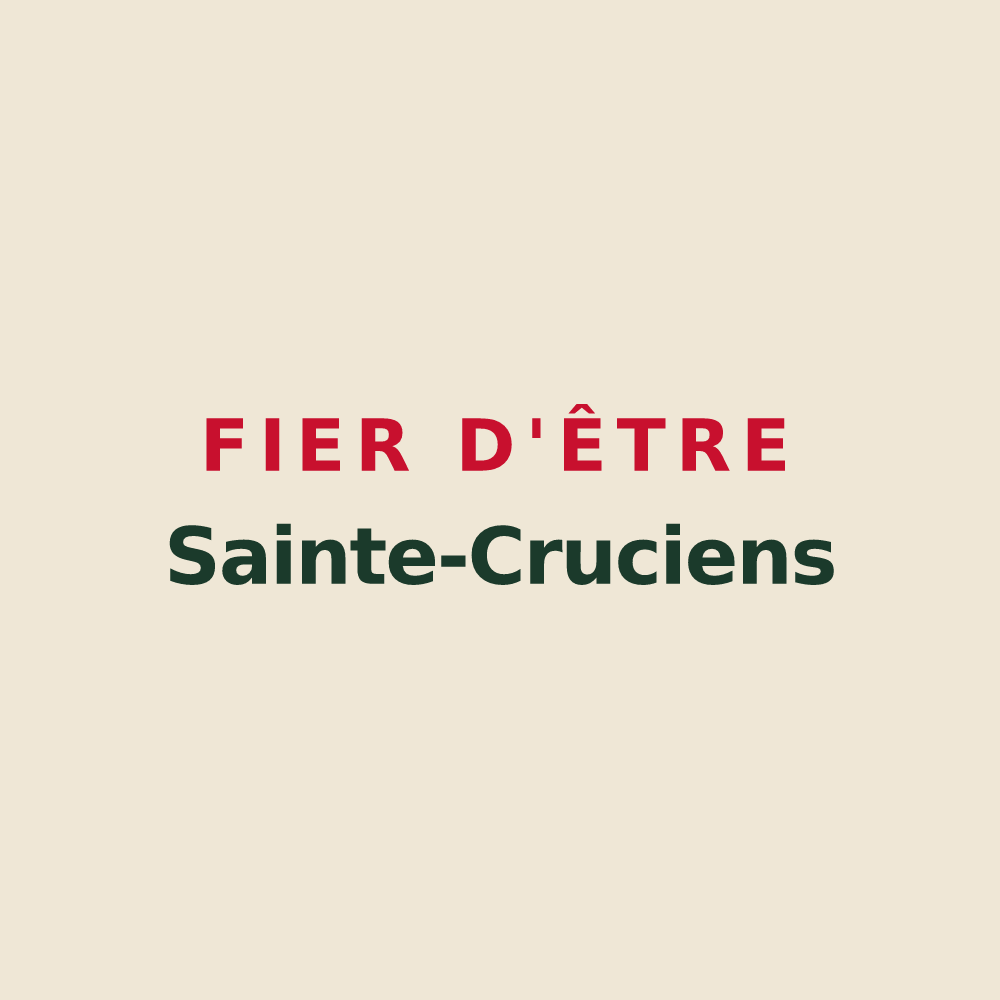 Tote bag « Fier d'être Sainte-Cruciens » — design pour Sainte-Croix