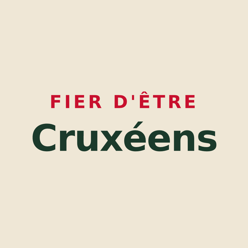 Tote bag « Fier d'être Cruxéens » — design pour Sainte-Croix-Volvestre