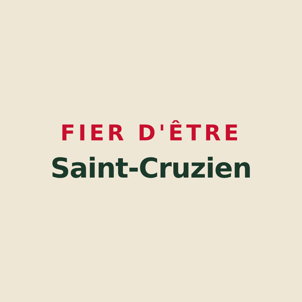 Tote bag « Fier d'être Saint-Cruzien » — design pour Sainte-Croix