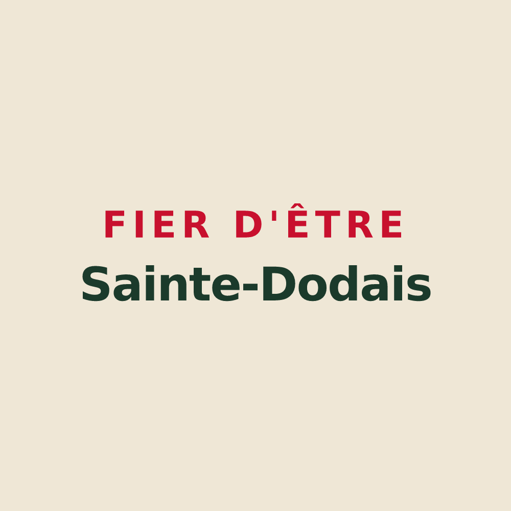 Tote bag « Fier d'être Sainte-Dodais » — design pour Sainte-Dode