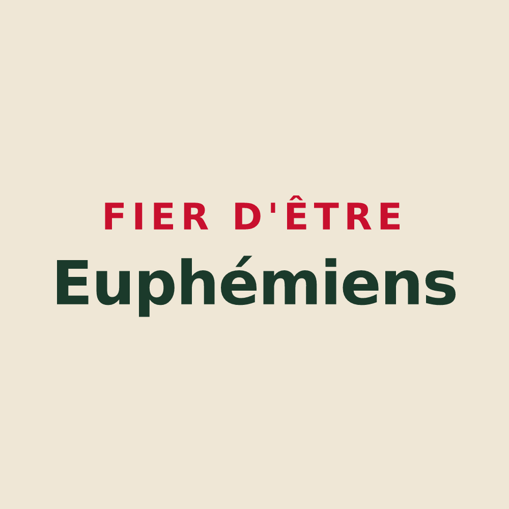 Tote bag « Fier d'être Euphémiens » — design pour Sainte-Euphémie