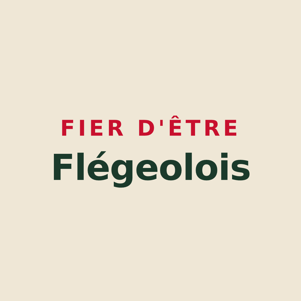 Tote bag « Fier d'être Flégeolois » — design pour Sainte-Féréole