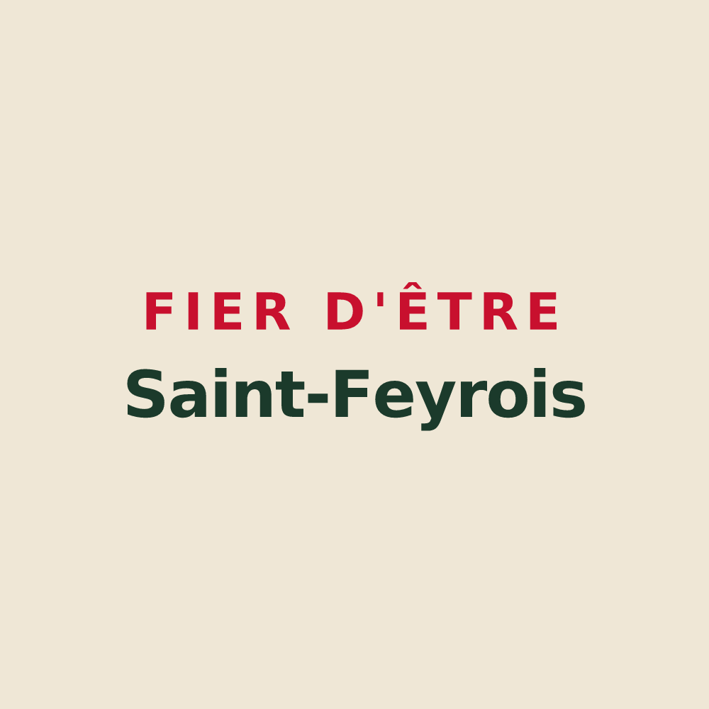 Tote bag « Fier d'être Saint-Feyrois » — design pour Sainte-Feyre