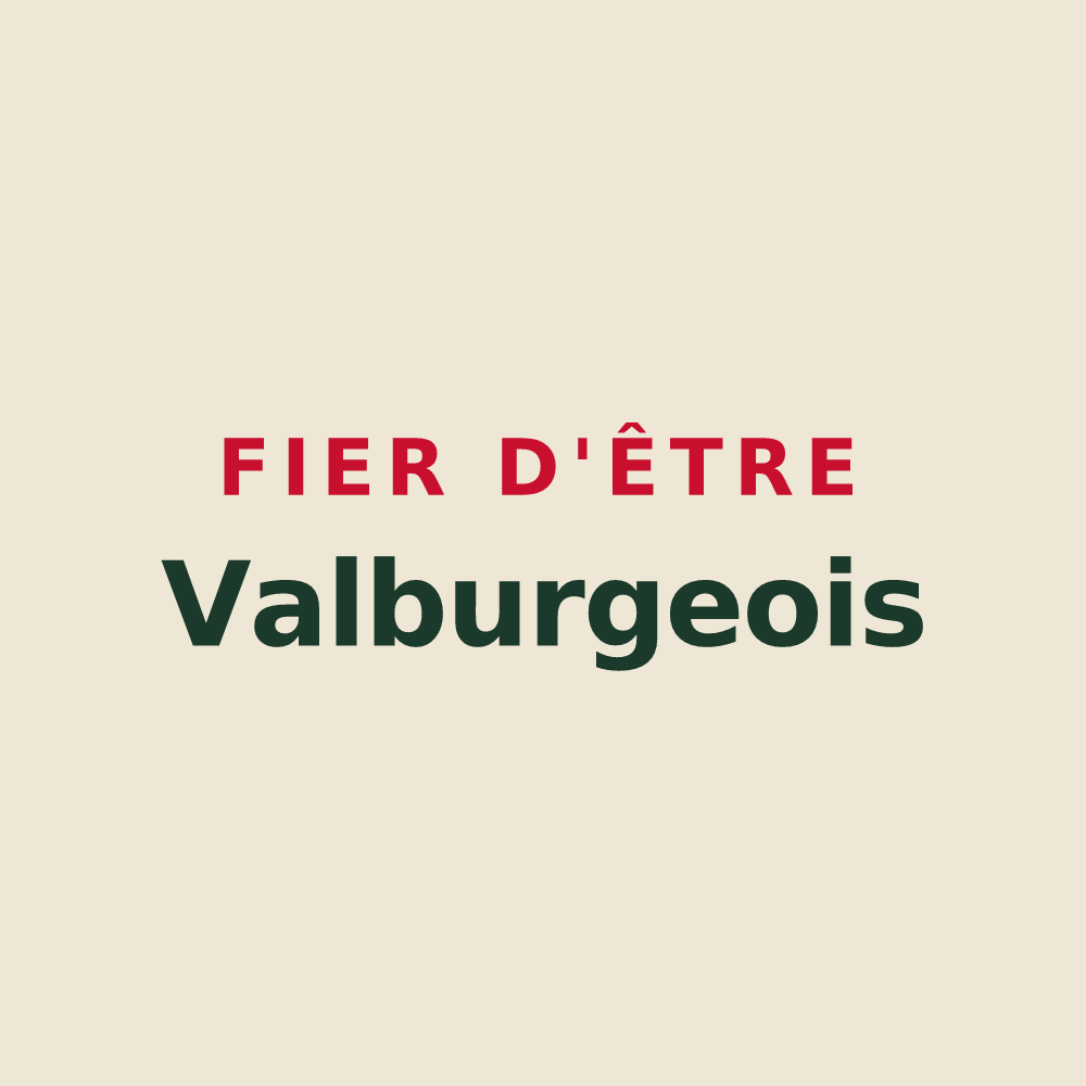 Tote bag « Fier d'être Valburgeois » — design pour Sainte-Gauburge-Sainte-Colombe