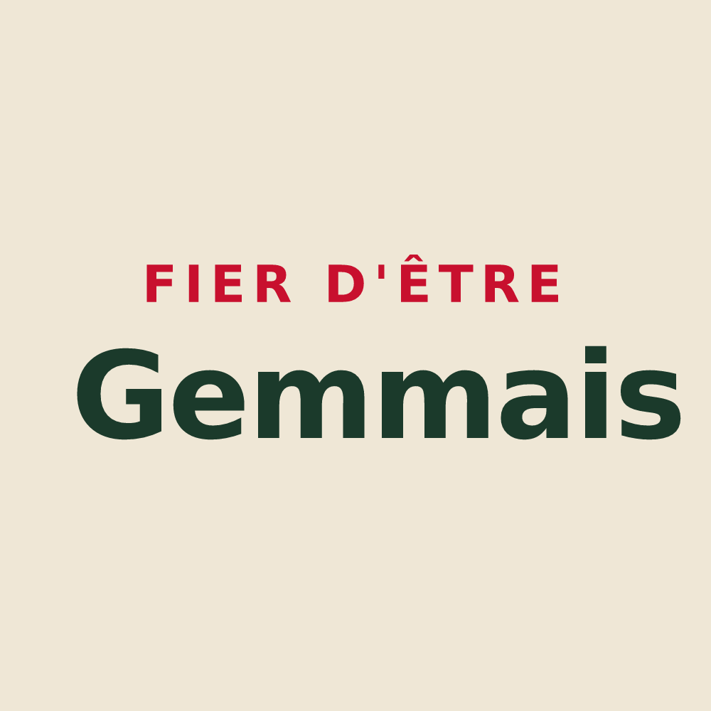 Tote bag « Fier d'être Gemmais » — design pour Sainte-Gemme-Martaillac