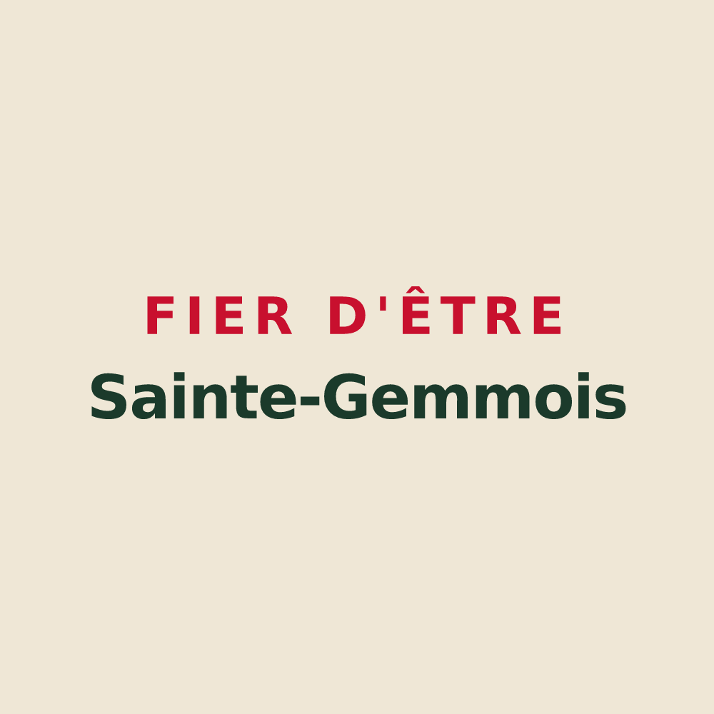 Tote bag « Fier d'être Sainte-Gemmois » — design pour Sainte-Gemme