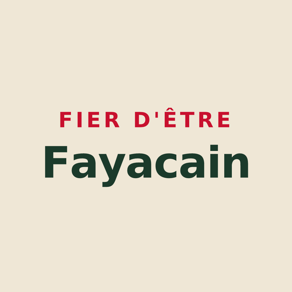 Tote bag « Fier d'être Fayacain » — design pour Sainte-Honorine-du-Fay