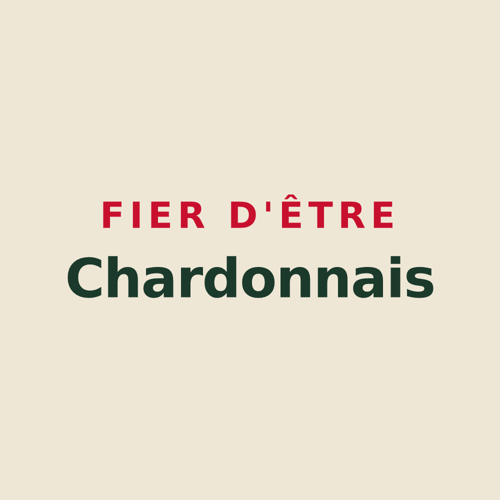 Tote bag « Fier d'être Chardonnais » — design pour Sainte-Honorine-la-Chardonne