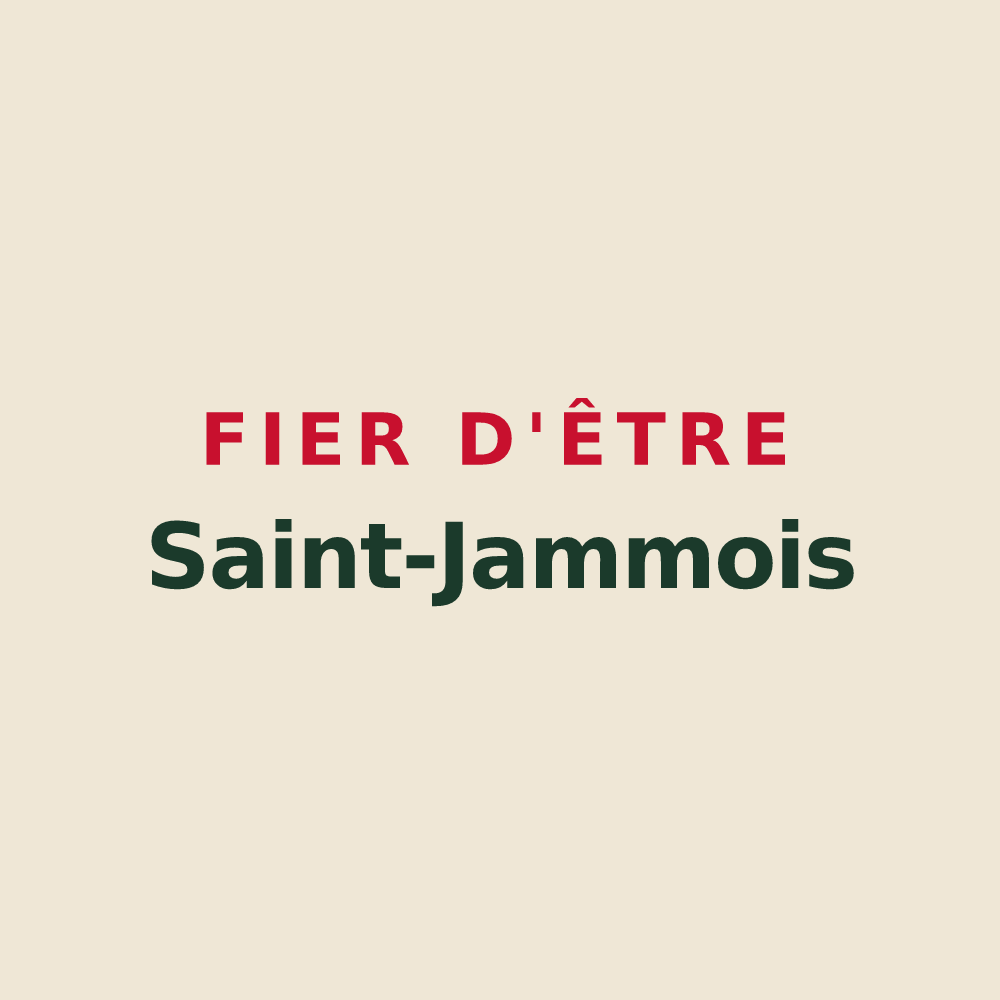 Tote bag « Fier d'être Saint-Jammois » — design pour Sainte-Jamme-sur-Sarthe