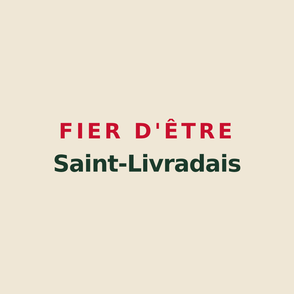Tote bag « Fier d'être Saint-Livradais » — design pour Sainte-Livrade