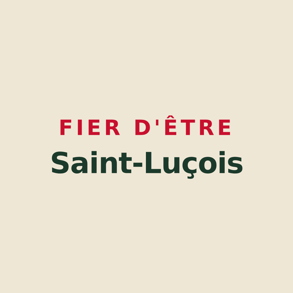 Tote bag « Fier d'être Saint-Luçois » — design pour Sainte-Luce