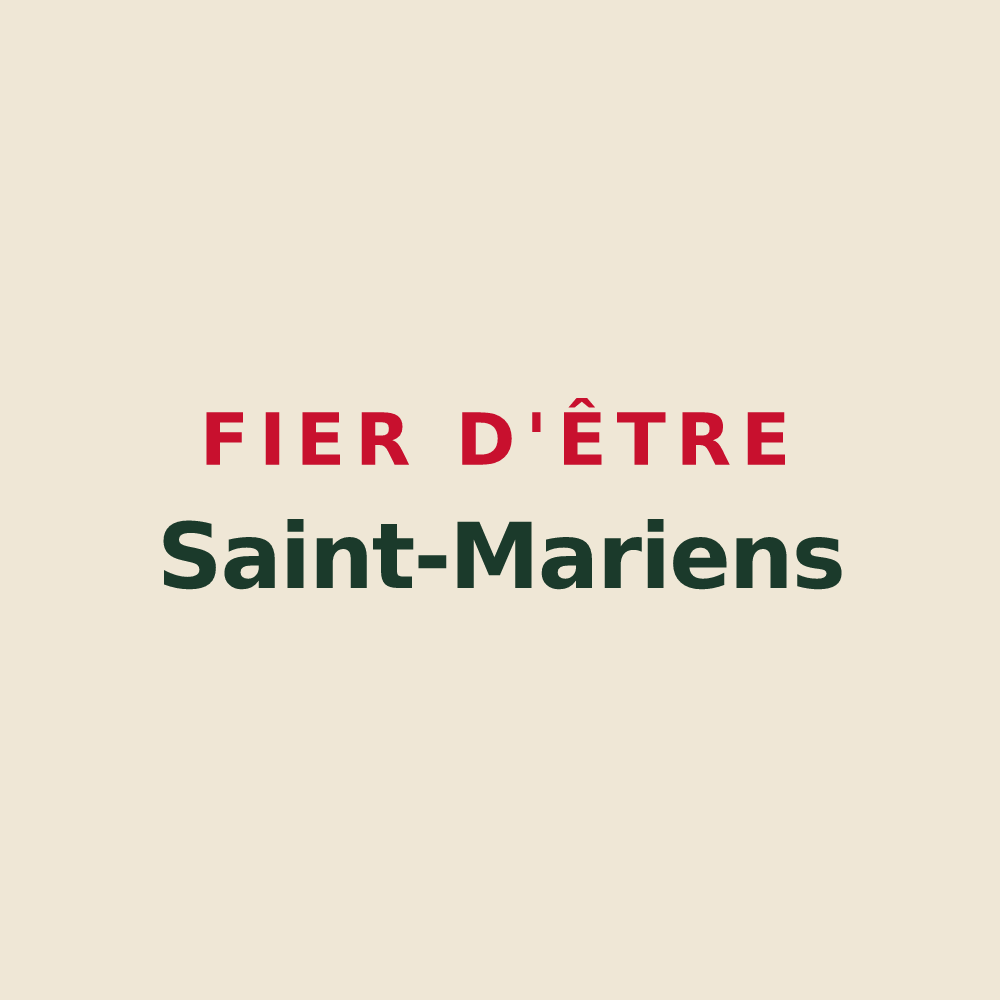 Tote bag « Fier d'être Saint-Mariens » — design pour Sainte-Marie