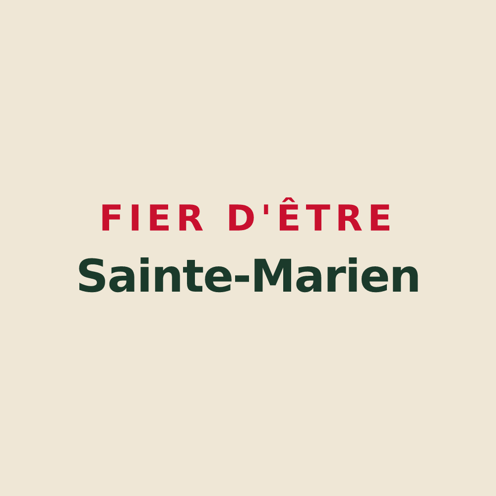 Tote bag « Fier d'être Sainte-Marien » — design pour Sainte-Marie-aux-Mines