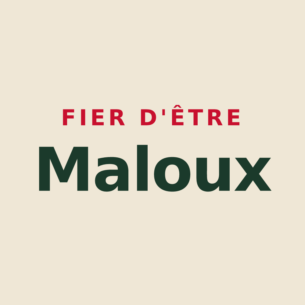 Tote bag « Fier d'être Maloux » — design pour Sainte-Marie-d'Alloix