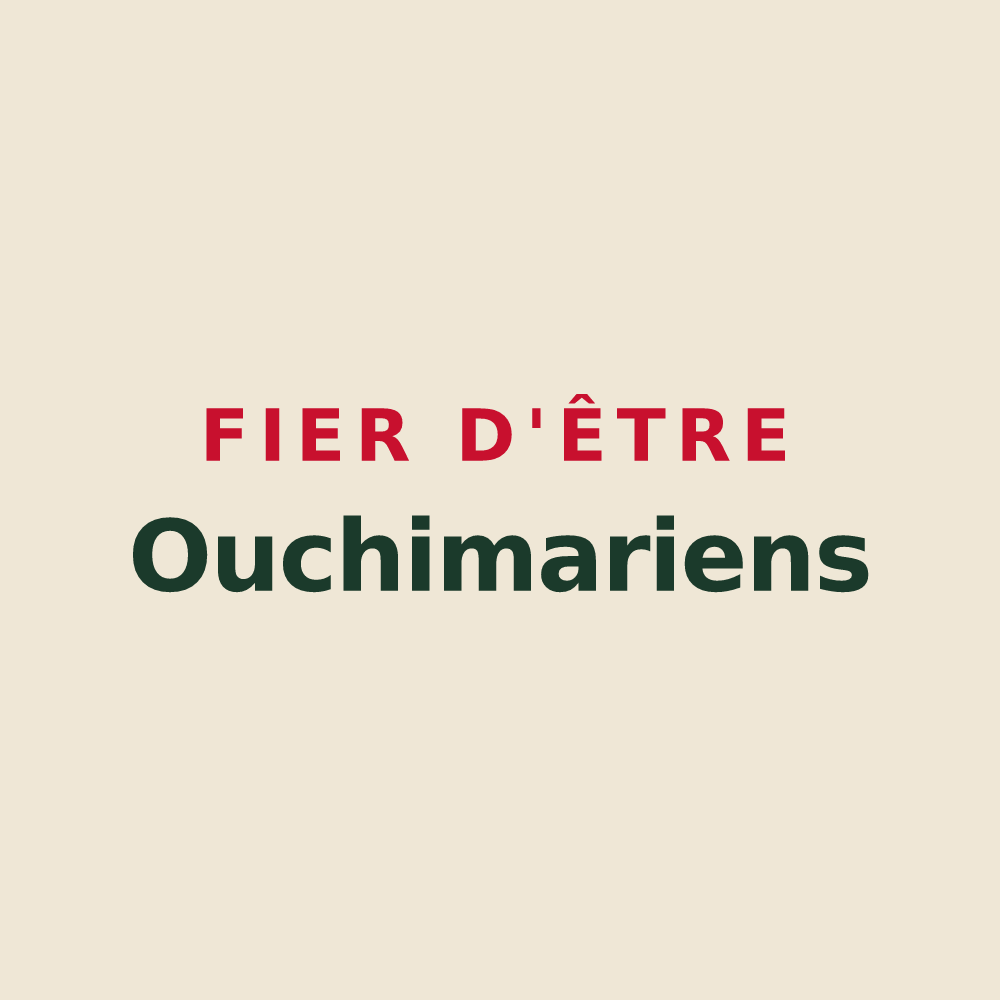 Tote bag « Fier d'être Ouchimariens » — design pour Sainte-Marie-sur-Ouche