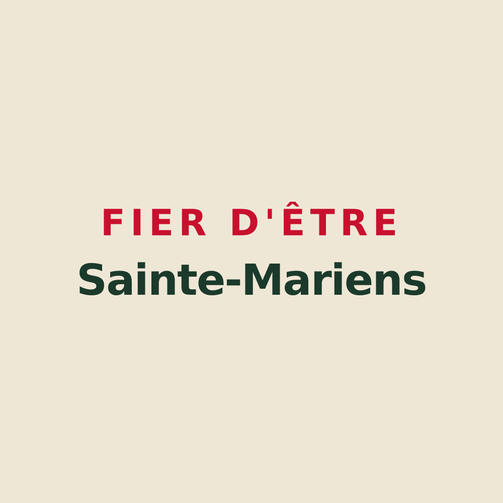 Tote bag « Fier d'être Sainte-Mariens » — design pour Sainte-Marie