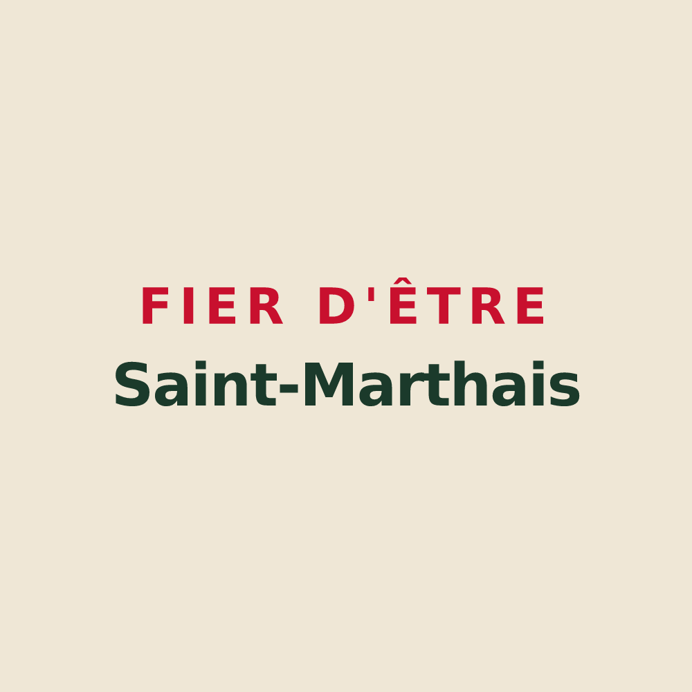Tote bag « Fier d'être Saint-Marthais » — design pour Sainte-Marthe