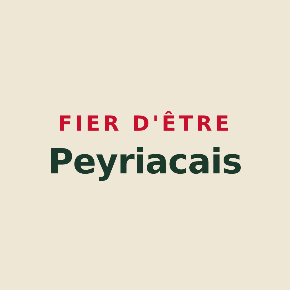 Tote bag « Fier d'être Peyriacais » — design pour Sainte-Maure-de-Peyriac