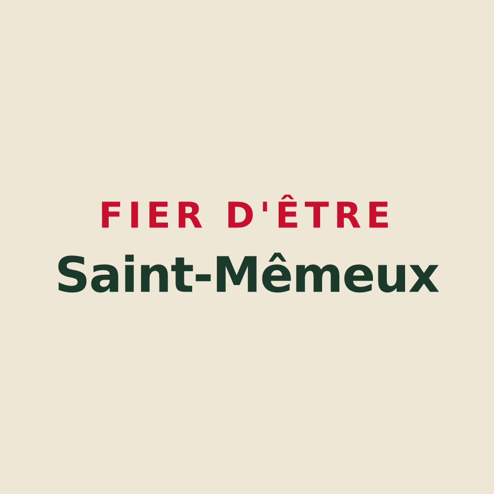 Tote bag « Fier d'être Saint-Mêmeux » — design pour Sainte-Même