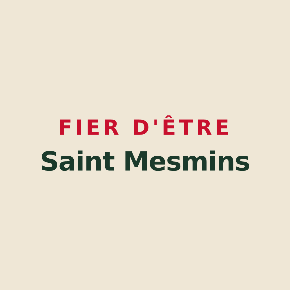 Tote bag « Fier d'être Saint Mesmins » — design pour Sainte-Mesme