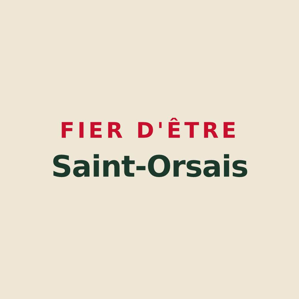 Tote bag « Fier d'être Saint-Orsais » — design pour Sainte-Orse