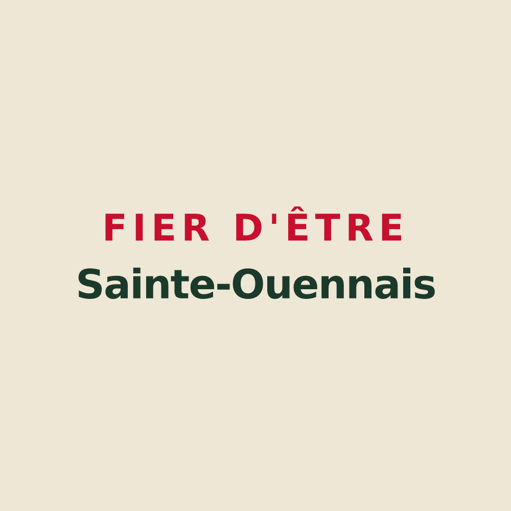 Tote bag « Fier d'être Sainte-Ouennais » — design pour Sainte-Ouenne