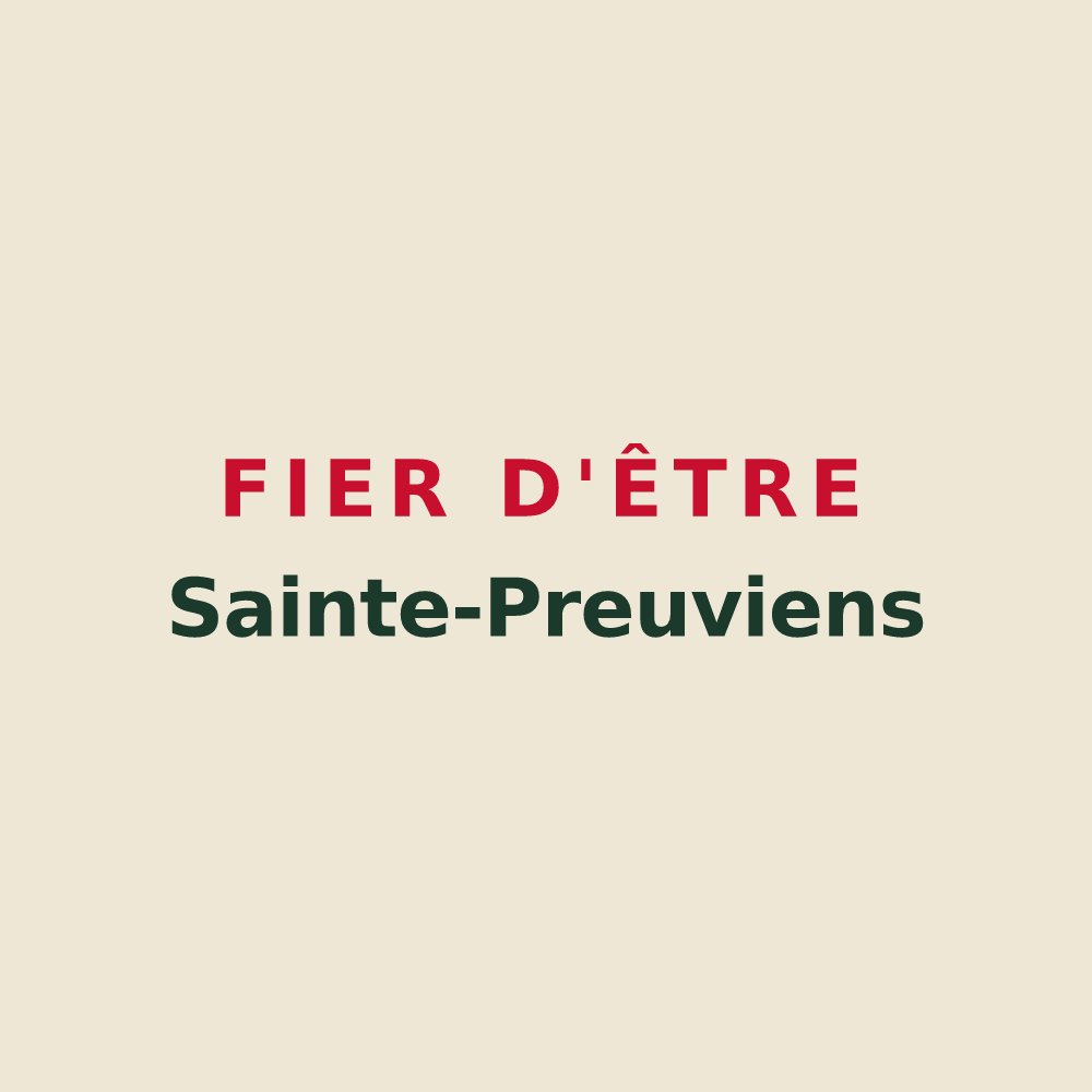 Tote bag « Fier d'être Sainte-Preuviens » — design pour Sainte-Preuve