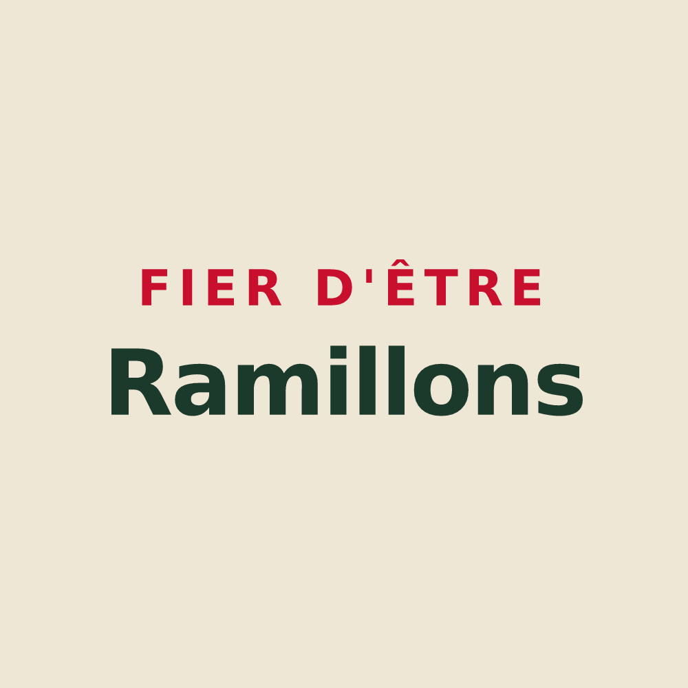 Tote bag « Fier d'être Ramillons » — design pour Sainte-Ramée