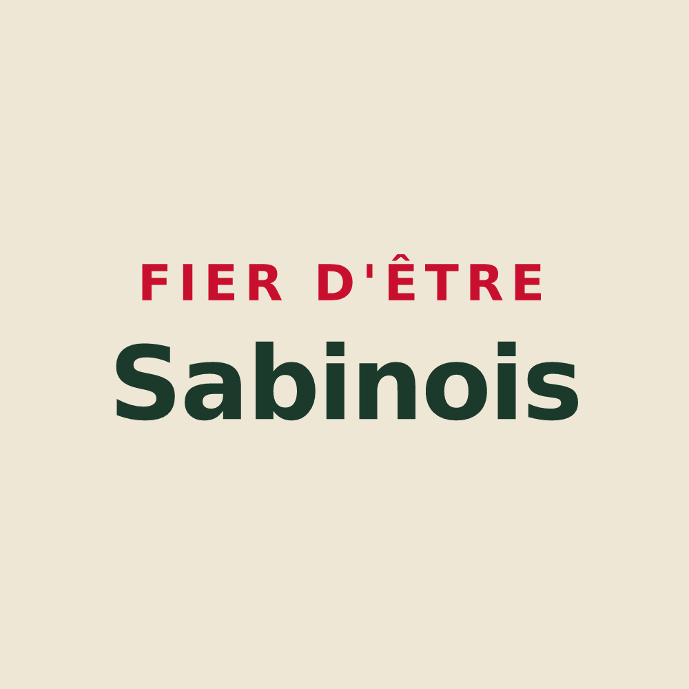 Tote bag « Fier d'être Sabinois » — design pour Sainte-Sabine-sur-Longève