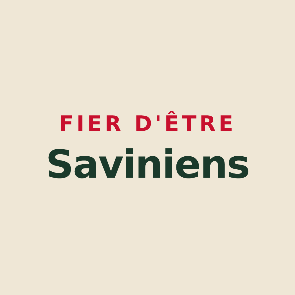 Tote bag « Fier d'être Saviniens » — design pour Sainte-Savine