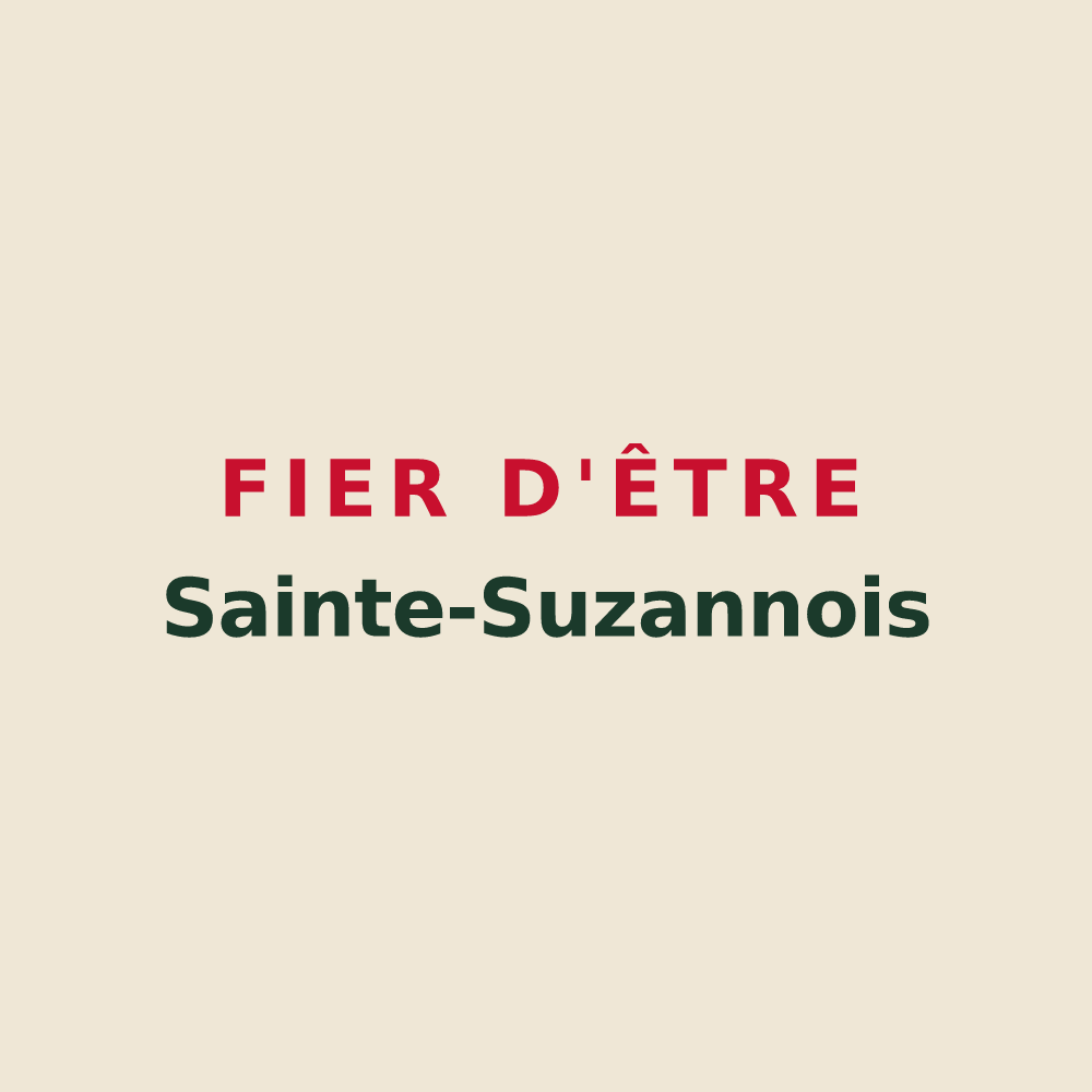 Tote bag « Fier d'être Sainte-Suzannois » — design pour Sainte-Suzanne