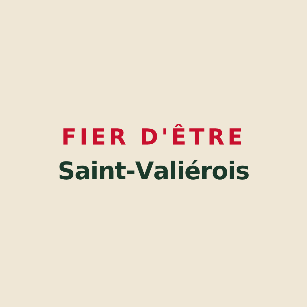 Tote bag « Fier d'être Saint-Valiérois » — design pour Sainte-Valière