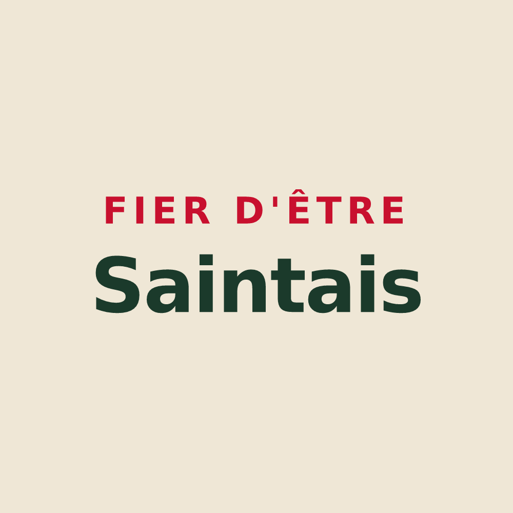 Tote bag « Fier d'être Saintais » — design pour Saintes