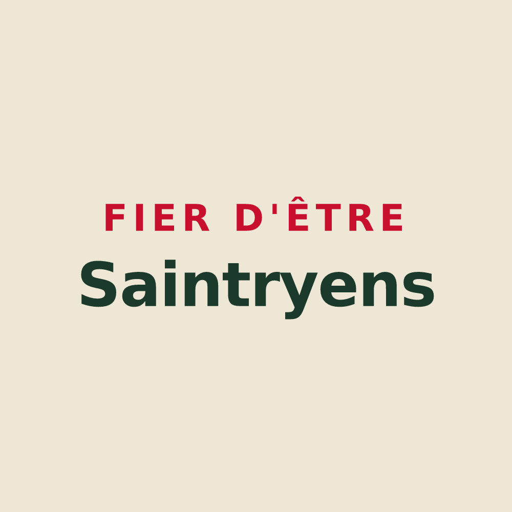 Tote bag « Fier d'être Saintryens » — design pour Saintry-sur-Seine