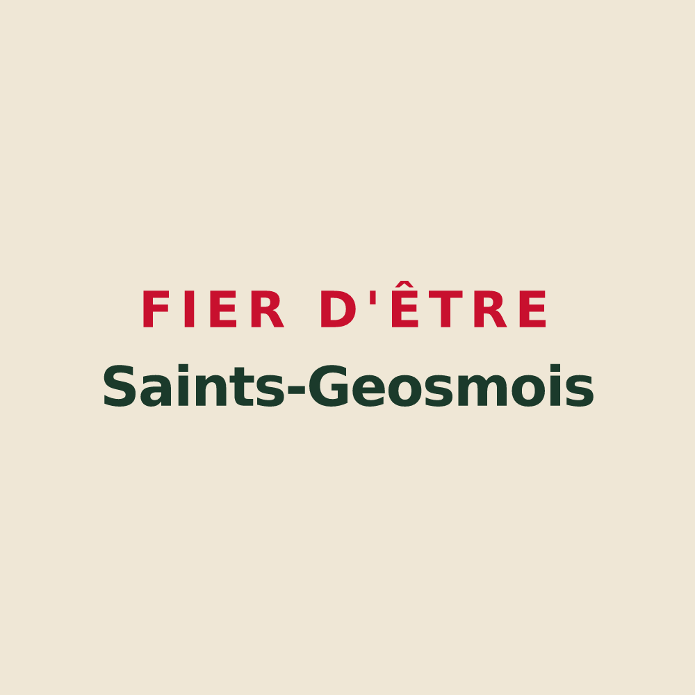 Tote bag « Fier d'être Saints-Geosmois » — design pour Saints-Geosmes