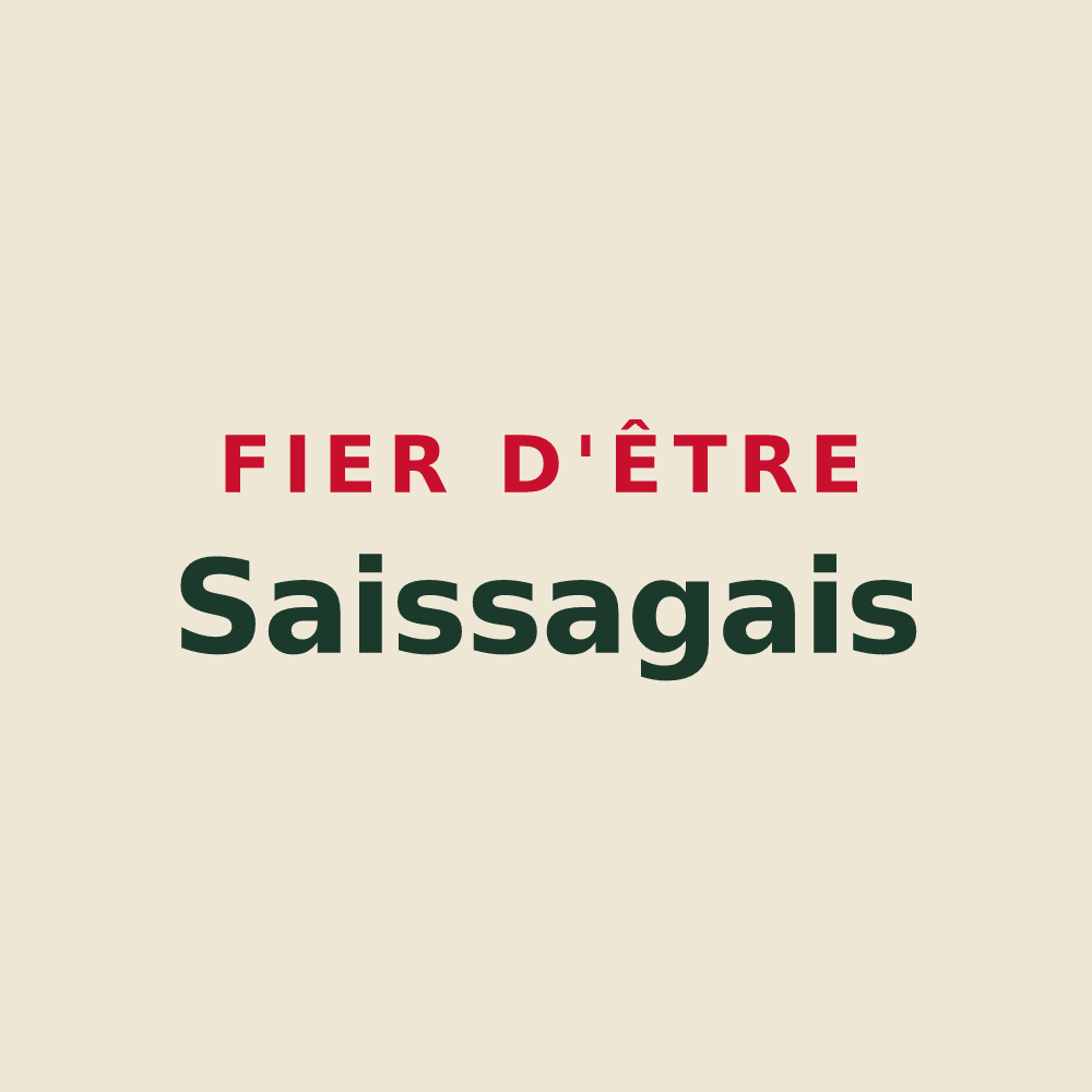 Tote bag « Fier d'être Saissagais » — design pour Saissac