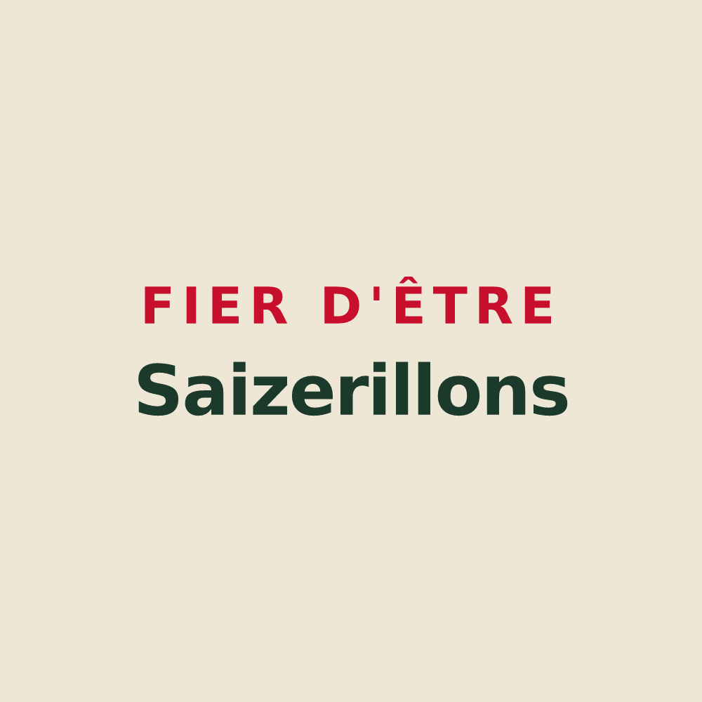 Tote bag « Fier d'être Saizerillons » — design pour Saizerais