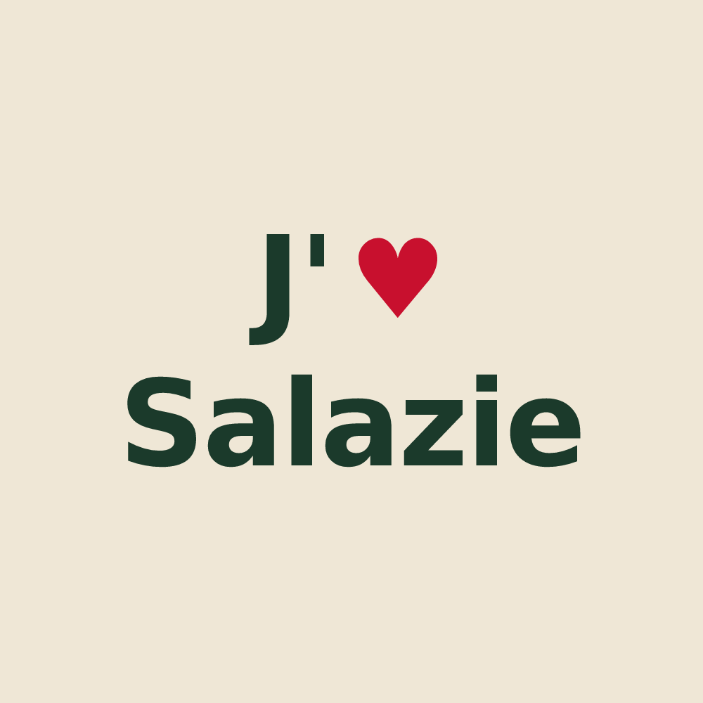 Tote bag personnalisé Salazie — design J'aime Salazie