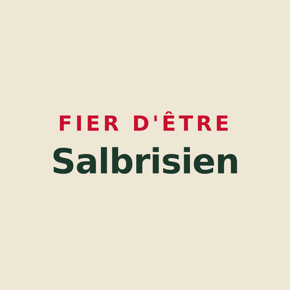 Tote bag « Fier d'être Salbrisien » — design pour Salbris